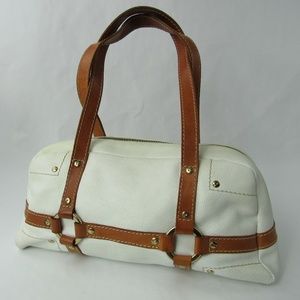Marco Buggiani Pebbled Leather Handbag Italy